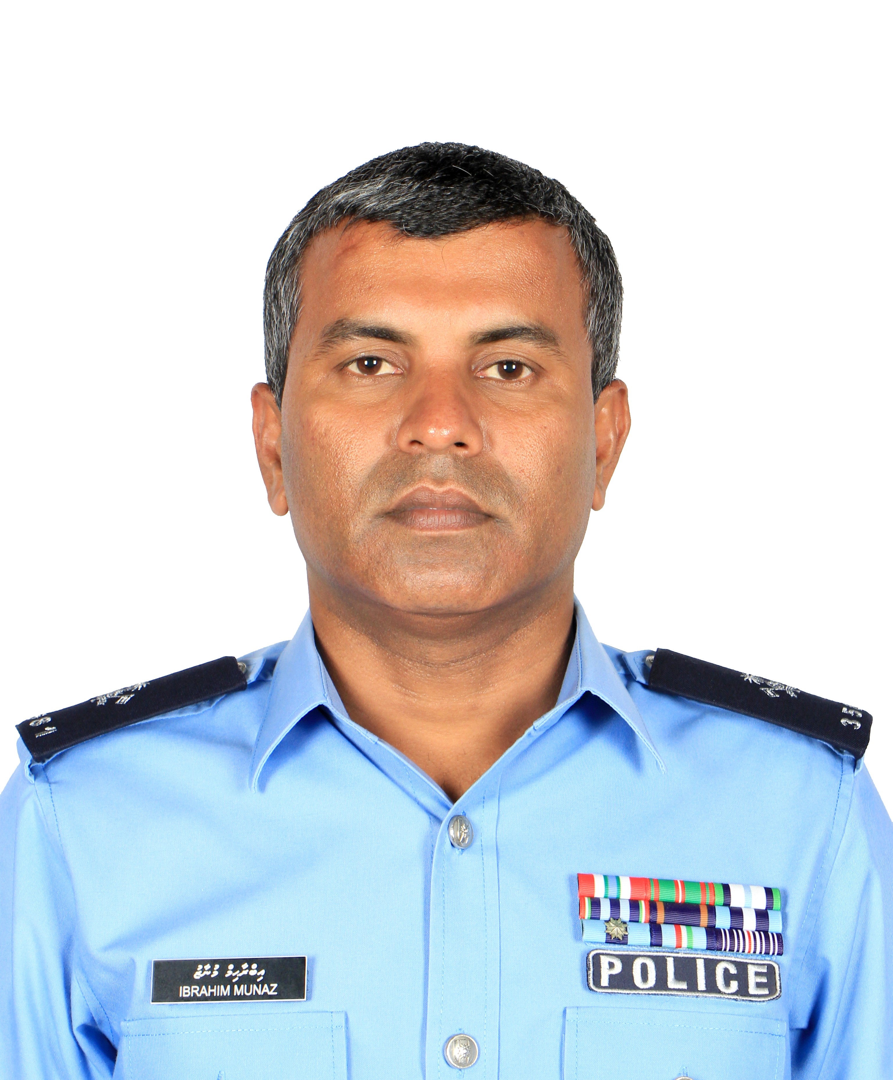 Superintendent of Police Ibrahim Munaz